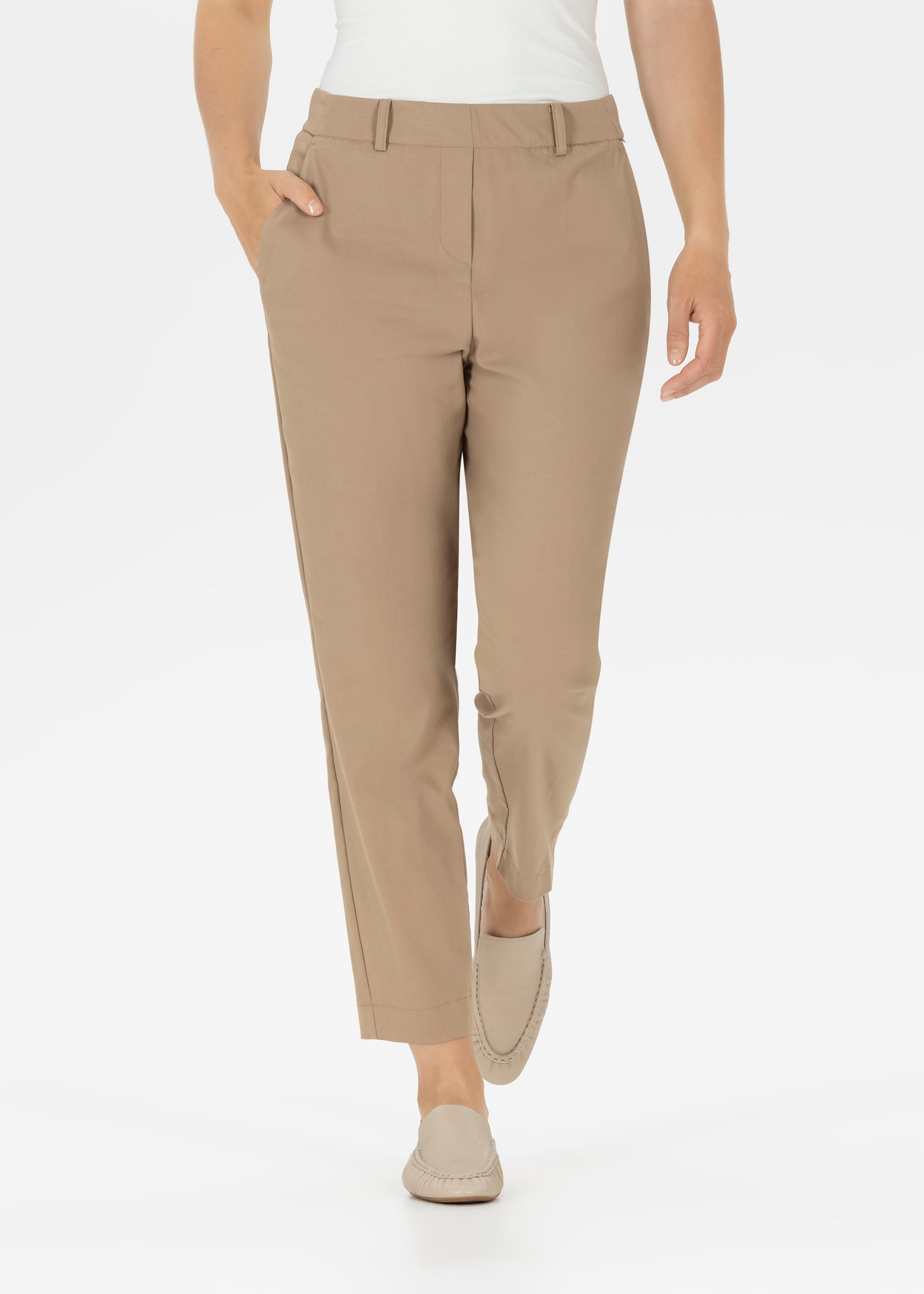 Stehmann Fluor 6/8-Hose french beige Stretch