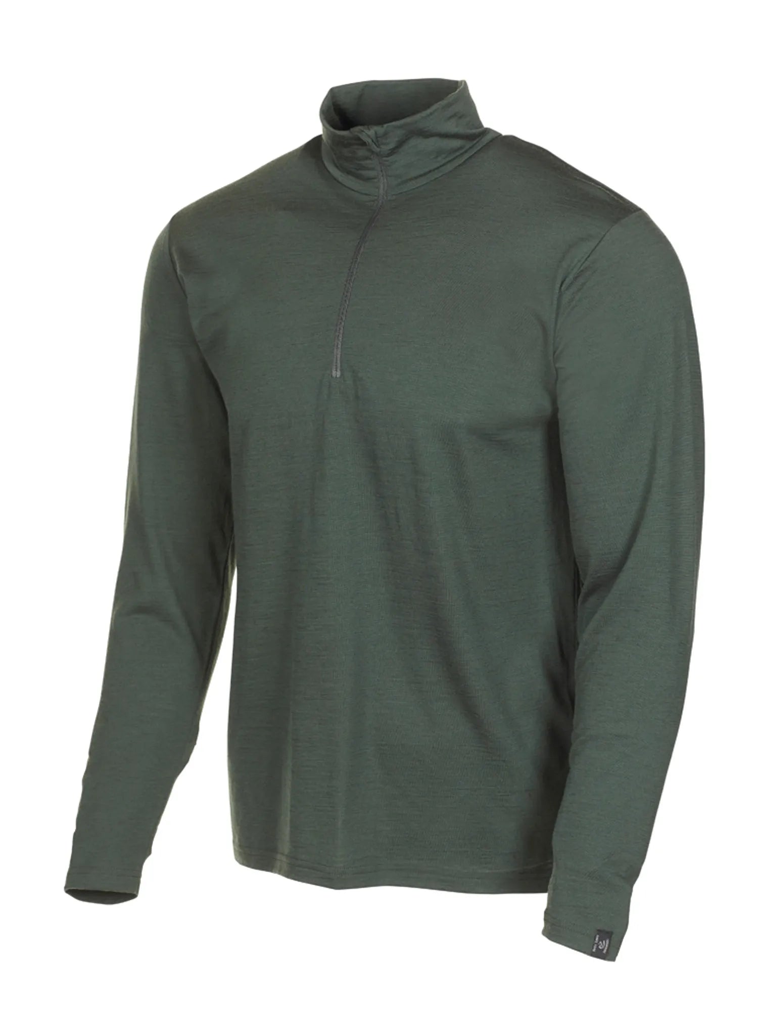 Ivanhoe Sonny Half Zip Shirt Rifle Green Merino Gr. L