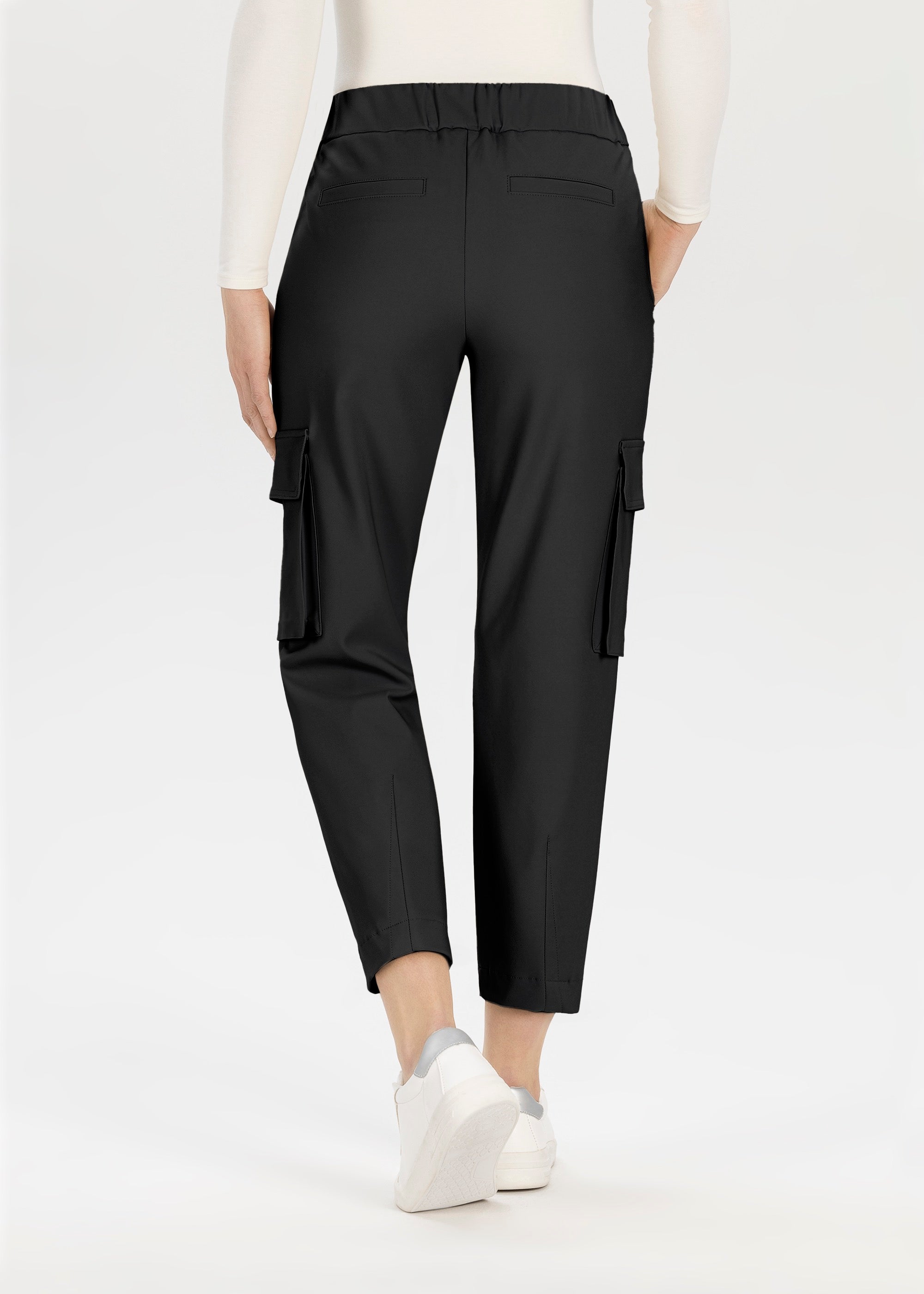 Stehmann Rosalyn Cargohose 6/8 schwarz Bi-Stretch