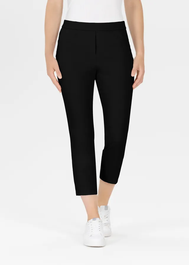 Stehmann Loli 6/8 Slim Fit Hose schwarz Stretch