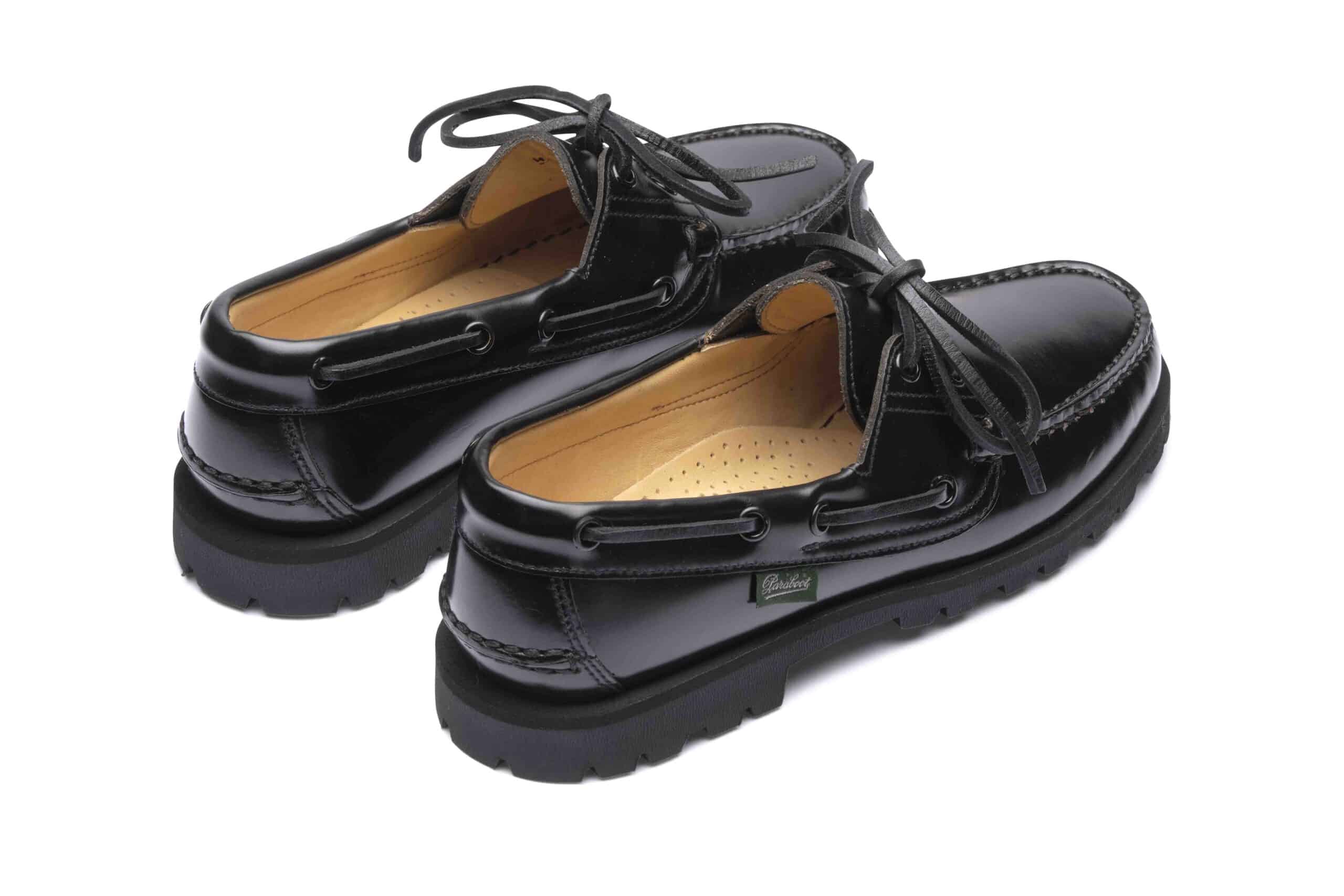 Paraboot Malo Raid Bootsschuhe Schwarz Lackleder