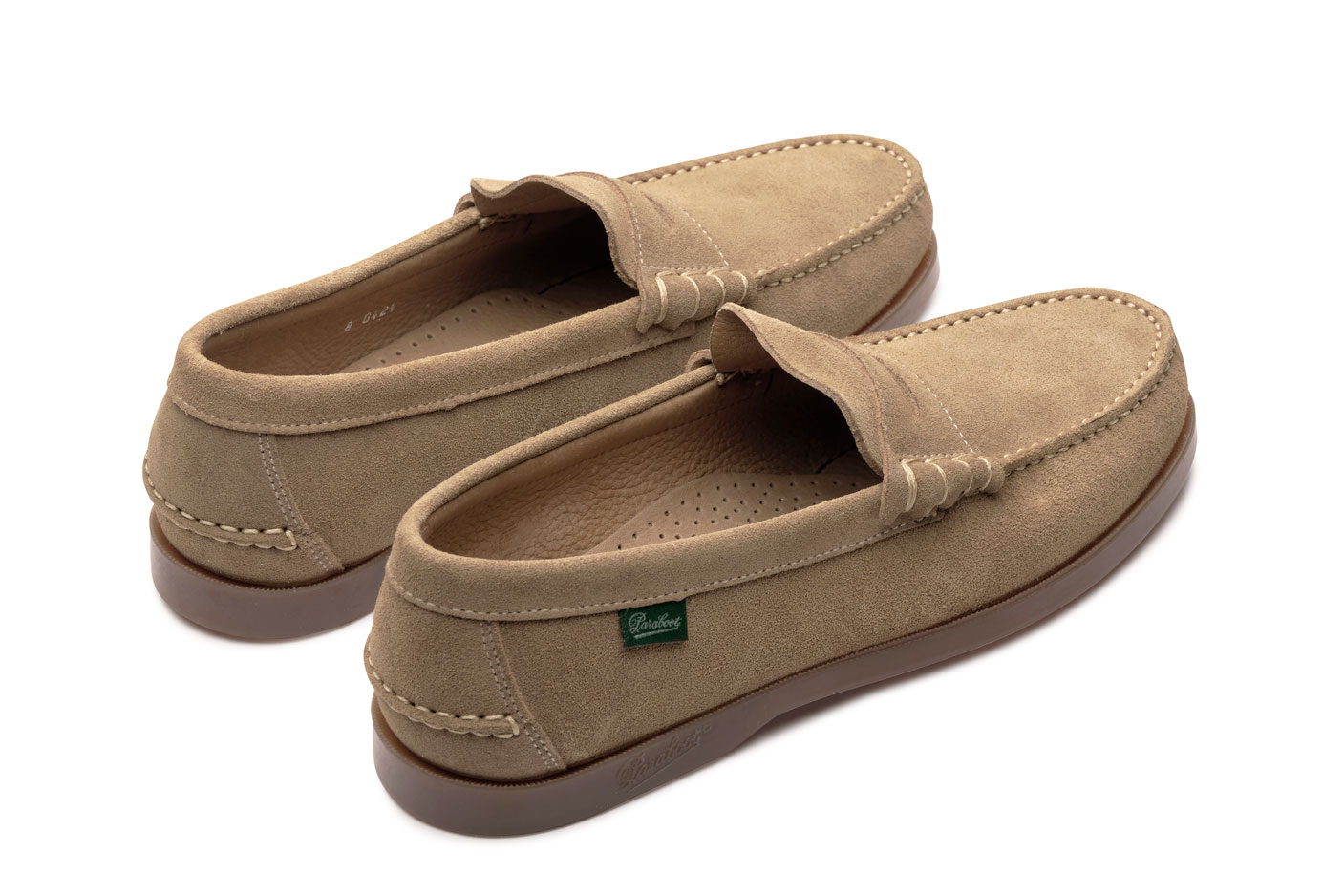 Paraboot Coraux Marine Miel-Velours Loafer Sand
