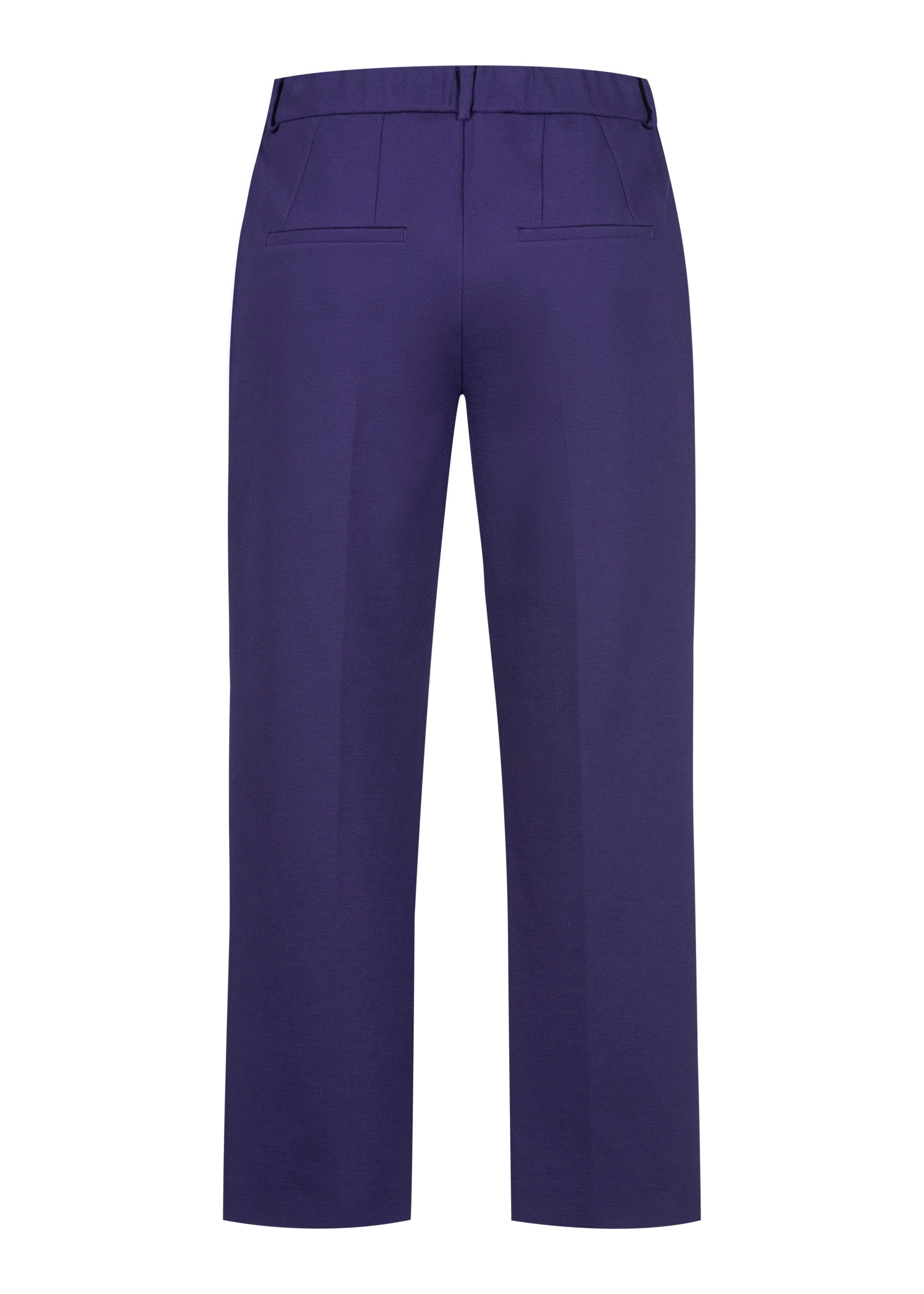 Stehmann Fenja Culotte Jersey dark violet Bügelfalte
