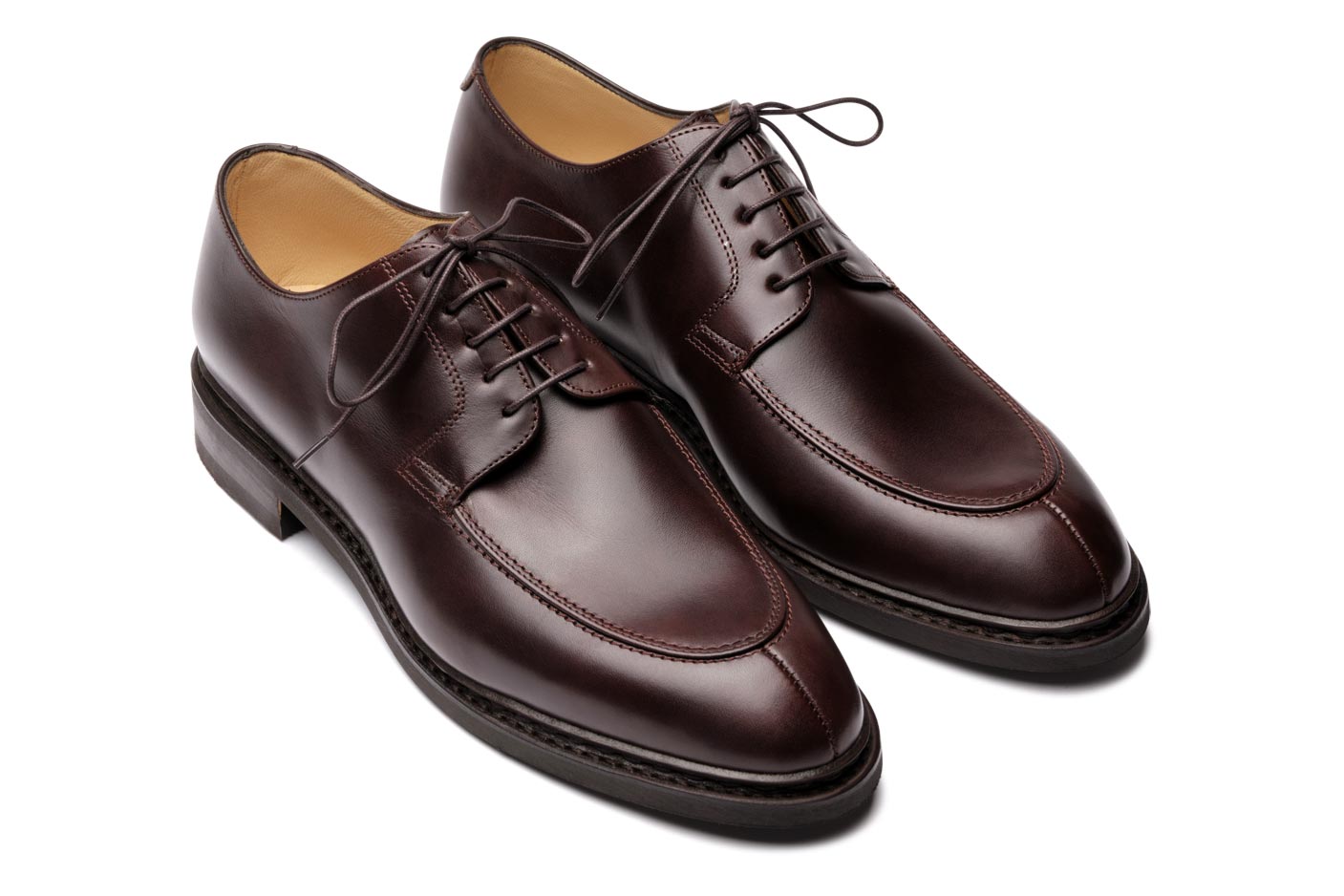 Paraboot Rousseau Derbyschuh Glattleder Ebene