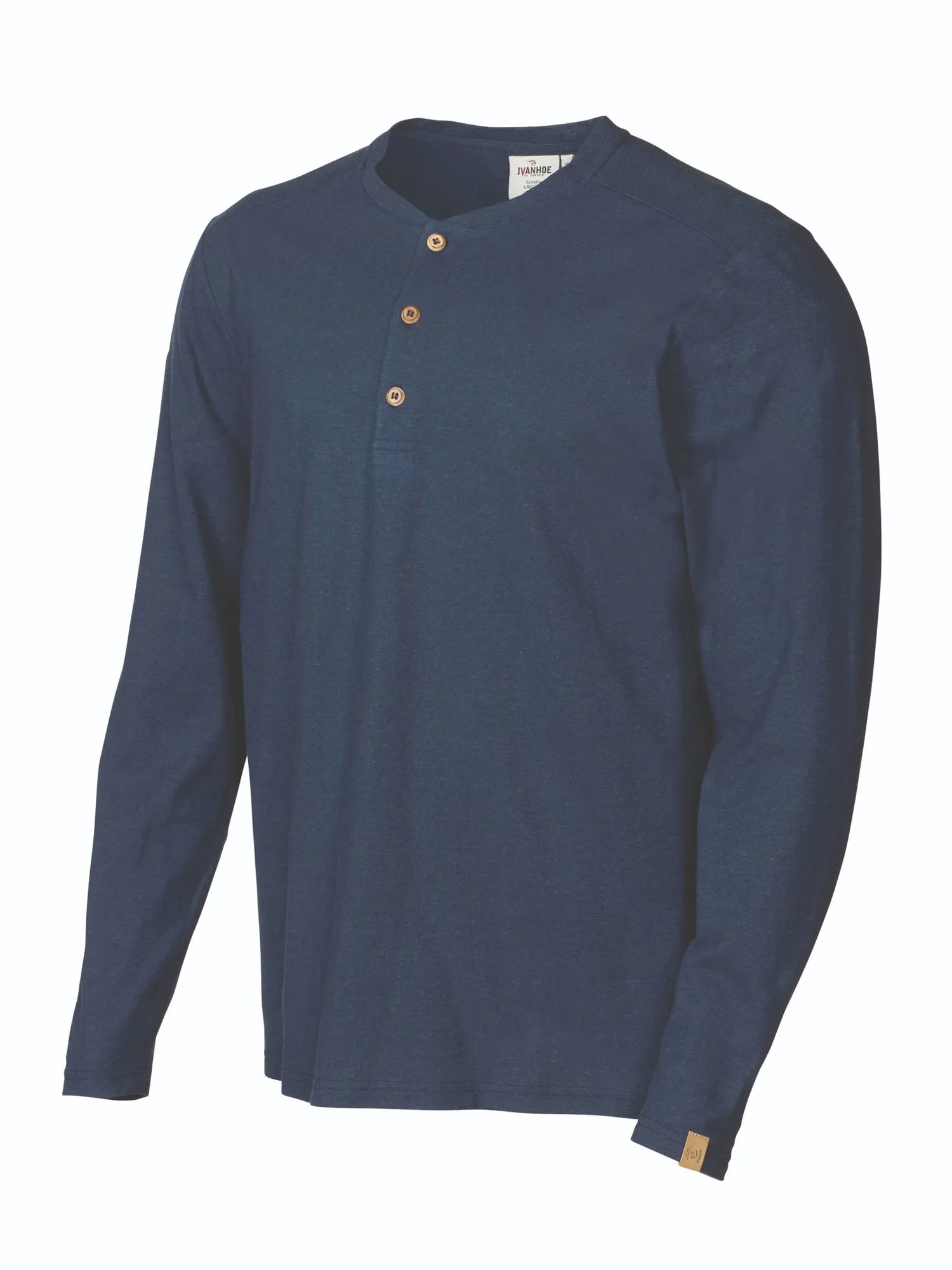 Ivanhoe Gy Eje Hemp Langarmshirt Herren Navy Gr. S