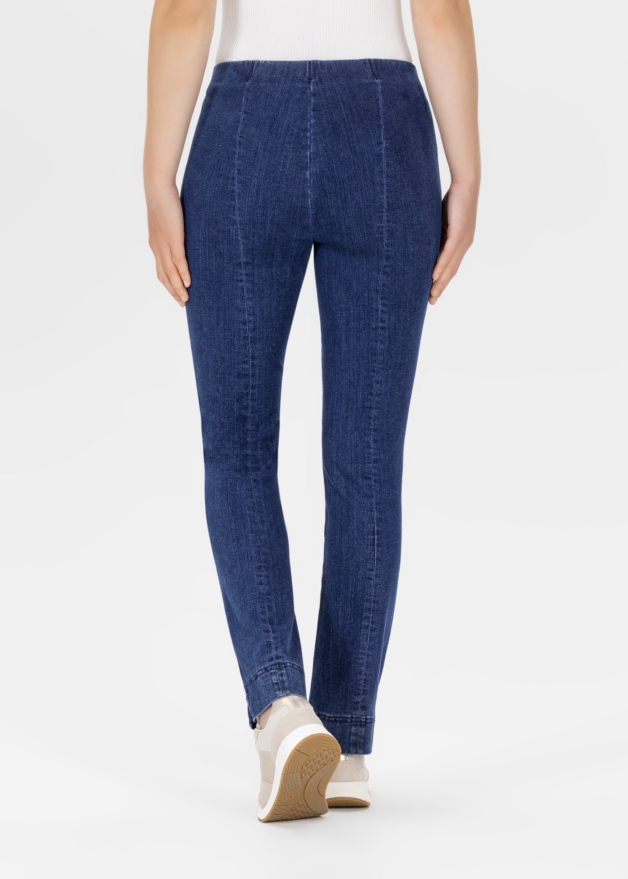 Stehmann Ina Straight Fit Hose fjord navy 7/8 Denim