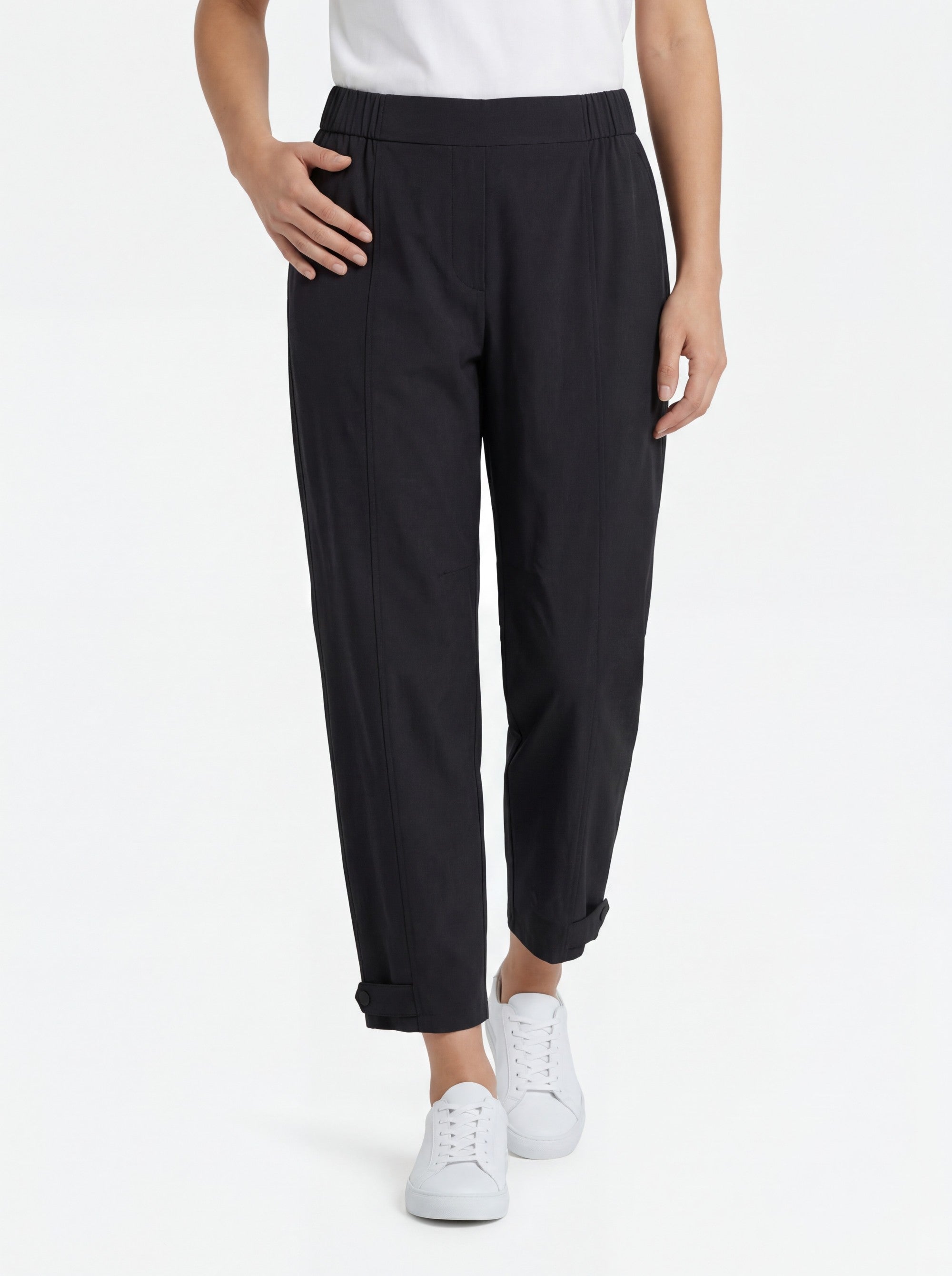 Stehmann Oliveira 7/8-Hose schwarz Cotton