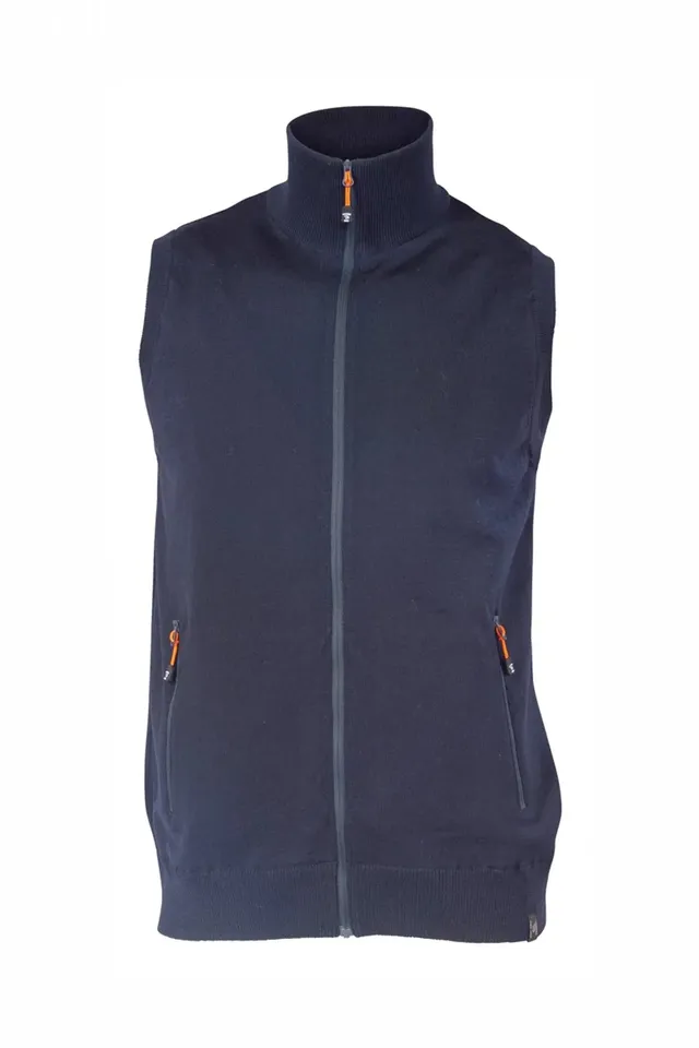 Ivanhoe York Vest Windbreaker Weste Navy M Merino