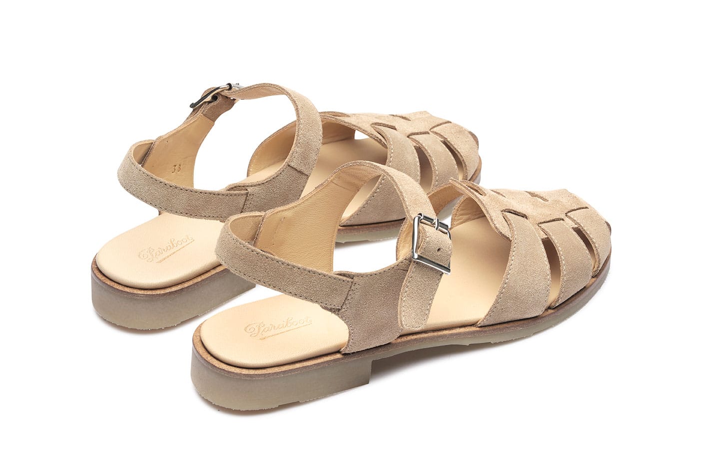 Paraboot Bilbao Sandale Veloursleder Muskat