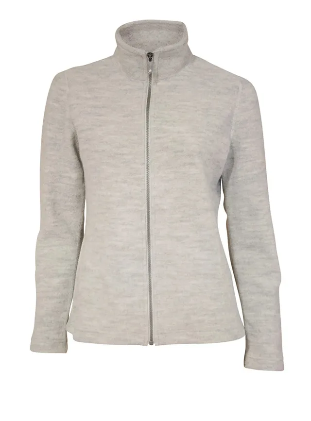 Ivanhoe Brodal Female Zip-Pullover Damen Light Silver Grey