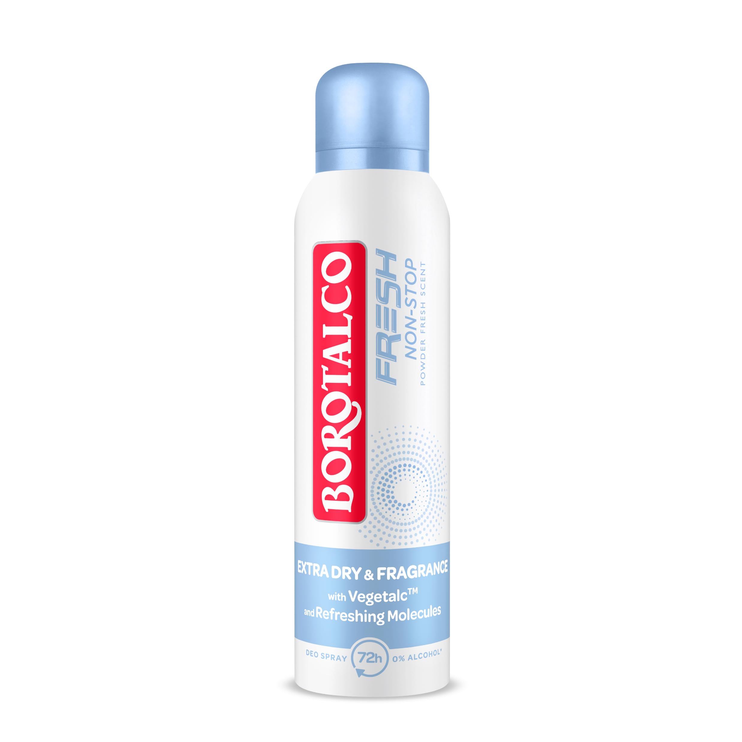 Borotalco Fresh NON-STOP Deo Spray Powder Fresh 150 ml