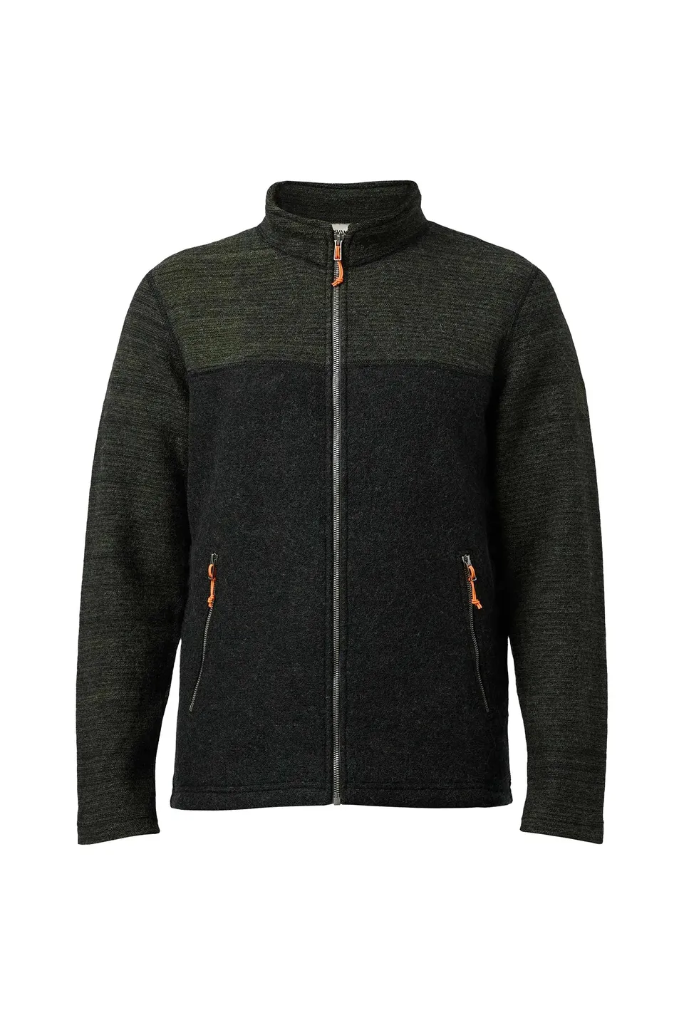 Ivanhoe Jon Full Zip Wolljacke Scarab Gr. M Melange