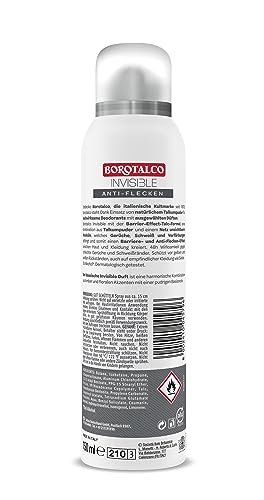 Borotalco Invisible Deospray 150 ml 1er Pack 0% Alkohol