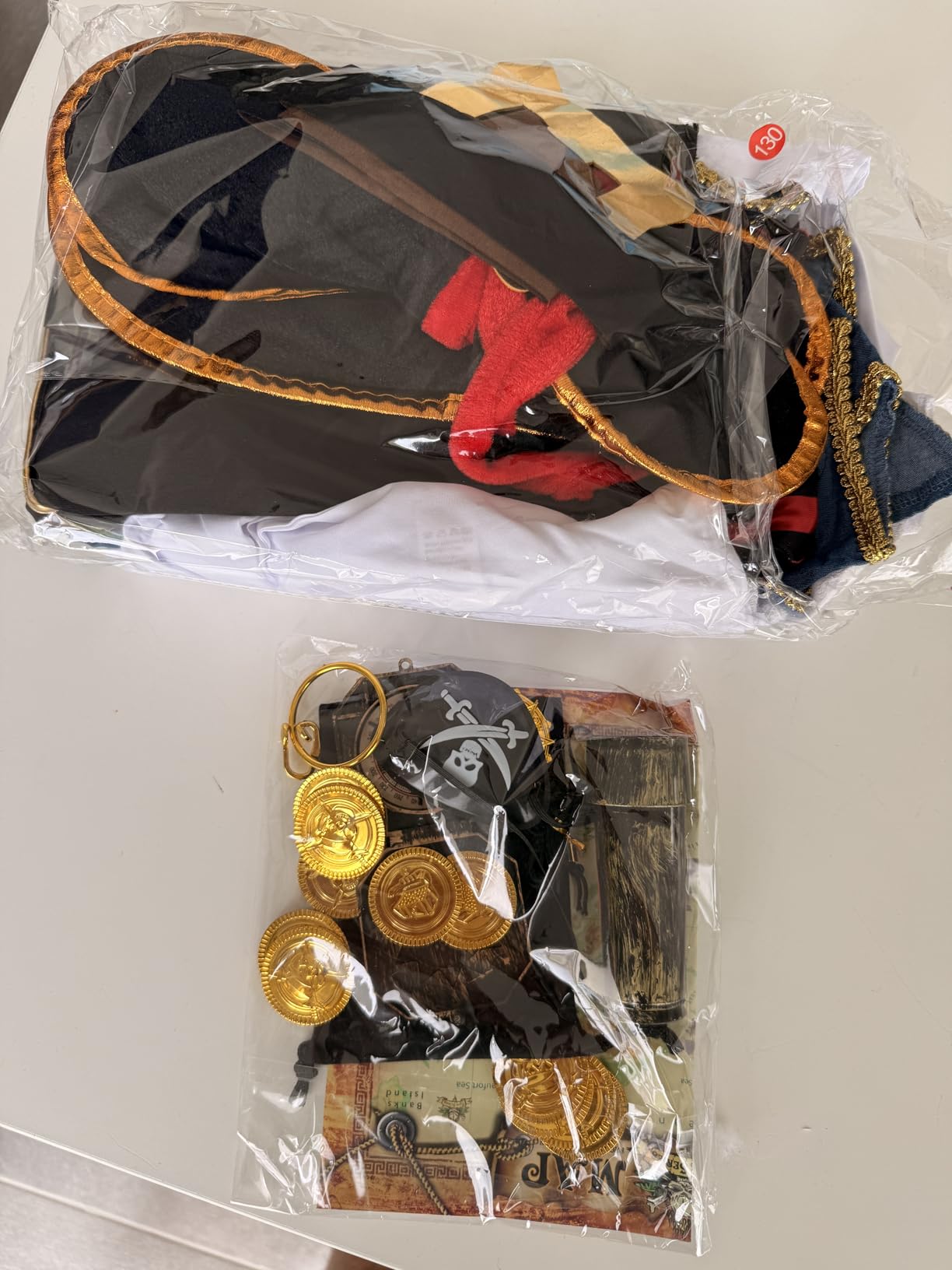 YYDSXK Costumes Piraten Kostüm Kinder Hut Gr. 120