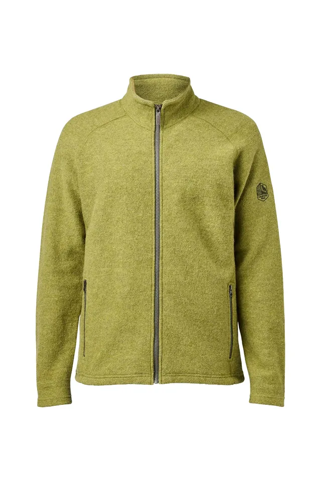 Ivanhoe Danny Full Zip Herrenjacke Peat Moss Filzwolle