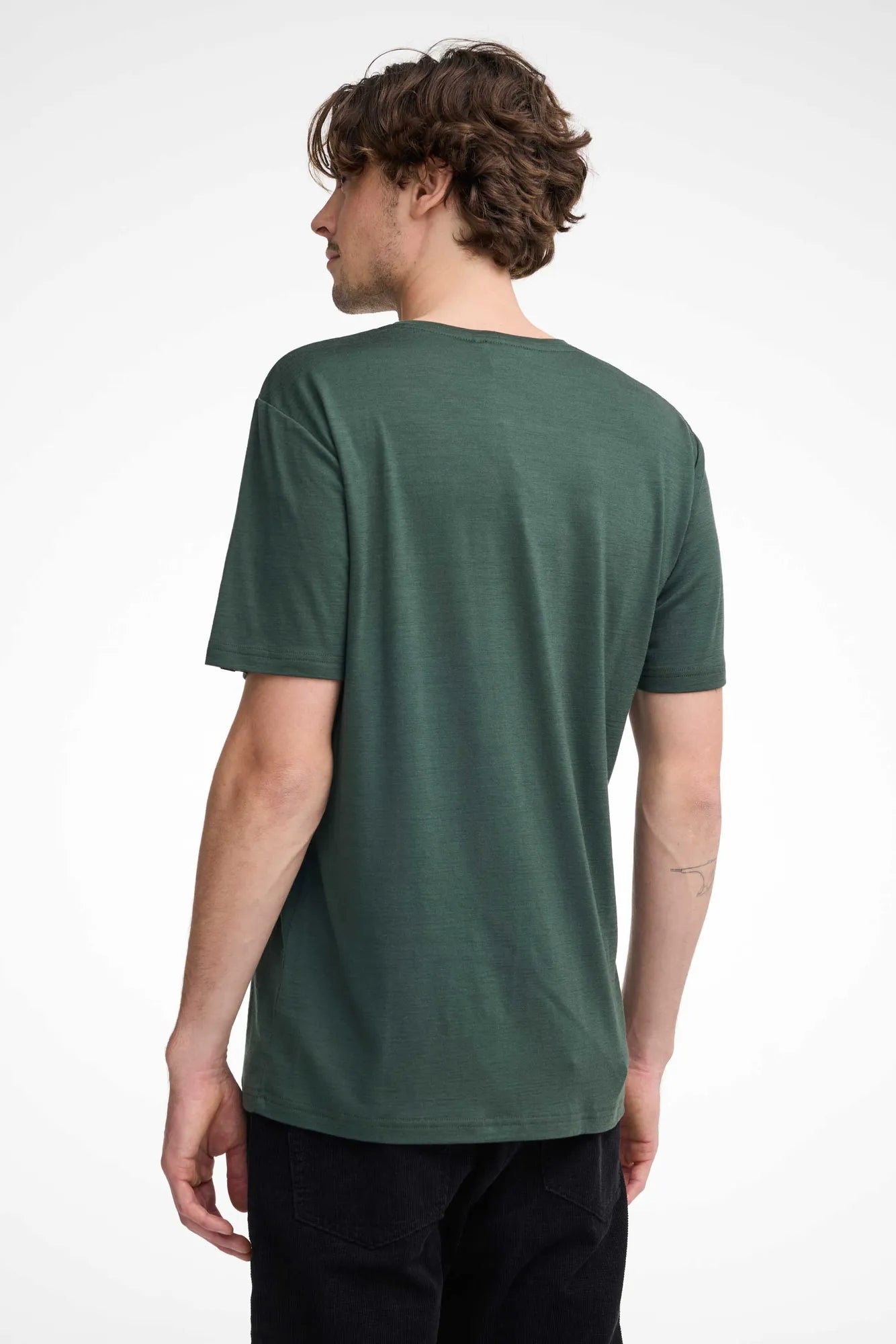 Ivanhoe UW Ceasar Mountain Merino T-Shirt Rifle Green