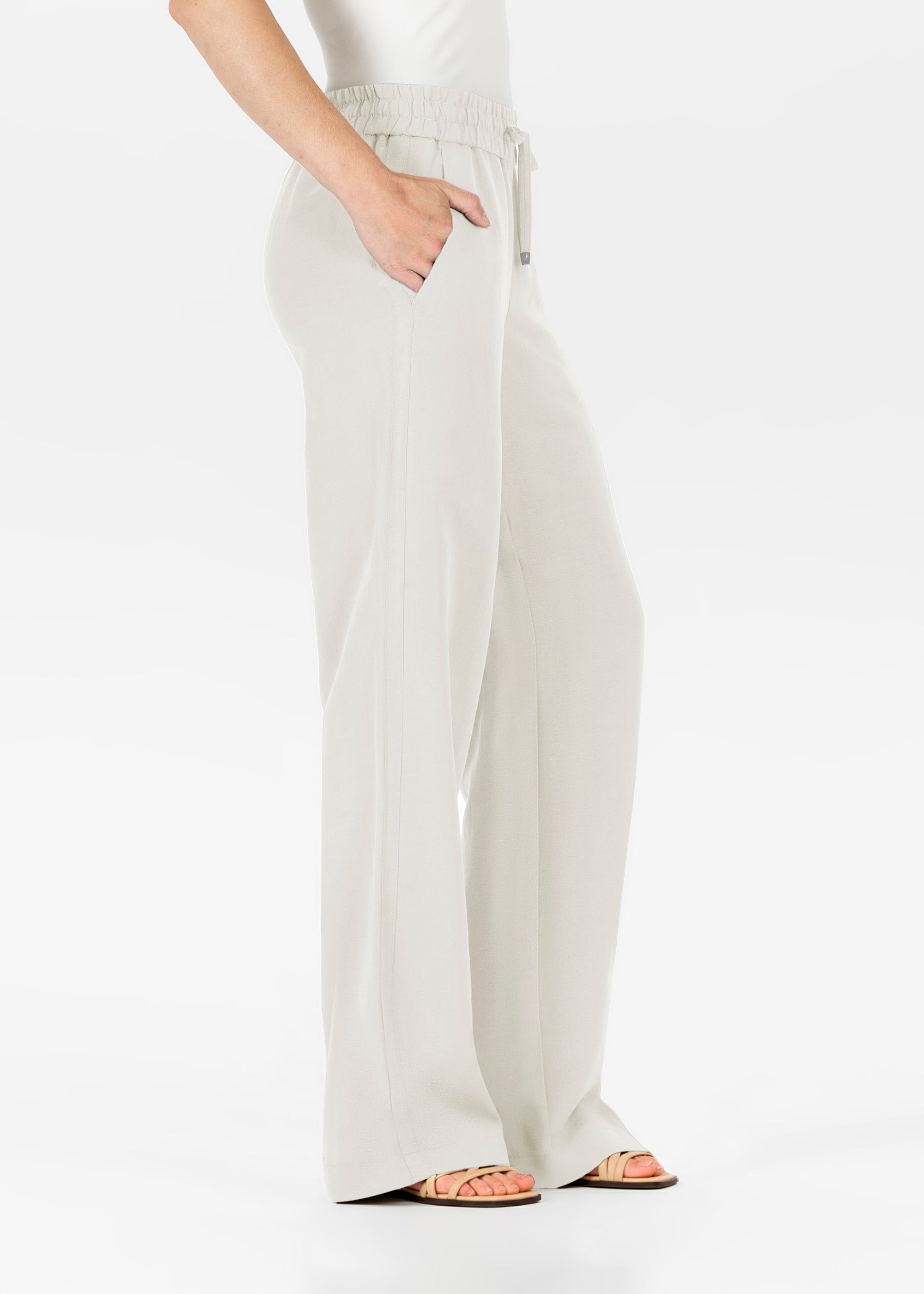 Stehmann Roma Culotte vanilla Wide-Leg Leinenmix