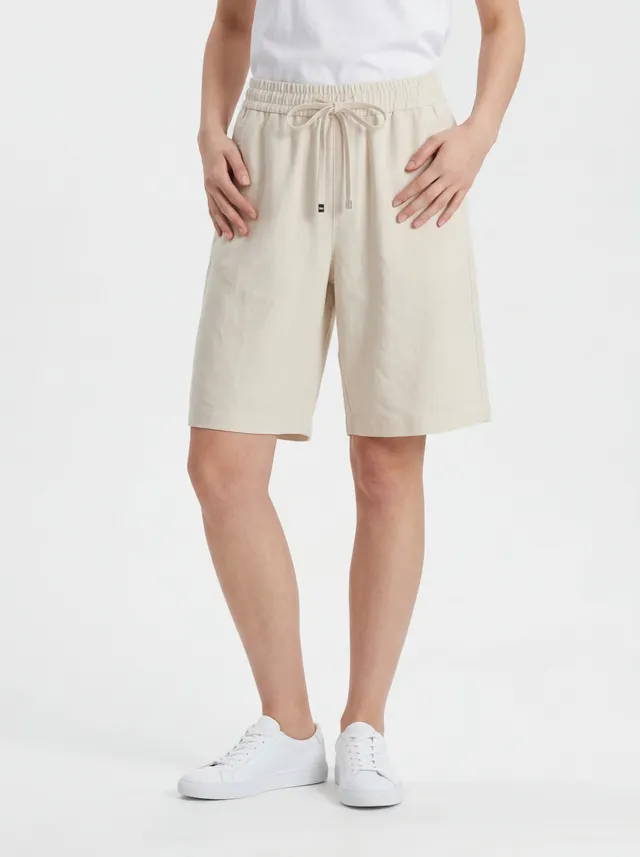 Stehmann Roma Bermuda vanilla Relaxed Fit Leinenmix