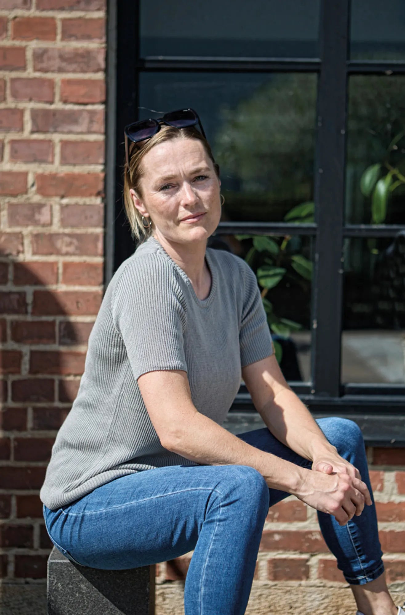 Ivanhoe Tilly T-Shirt Greige Damen Tencel Gr. 36-46