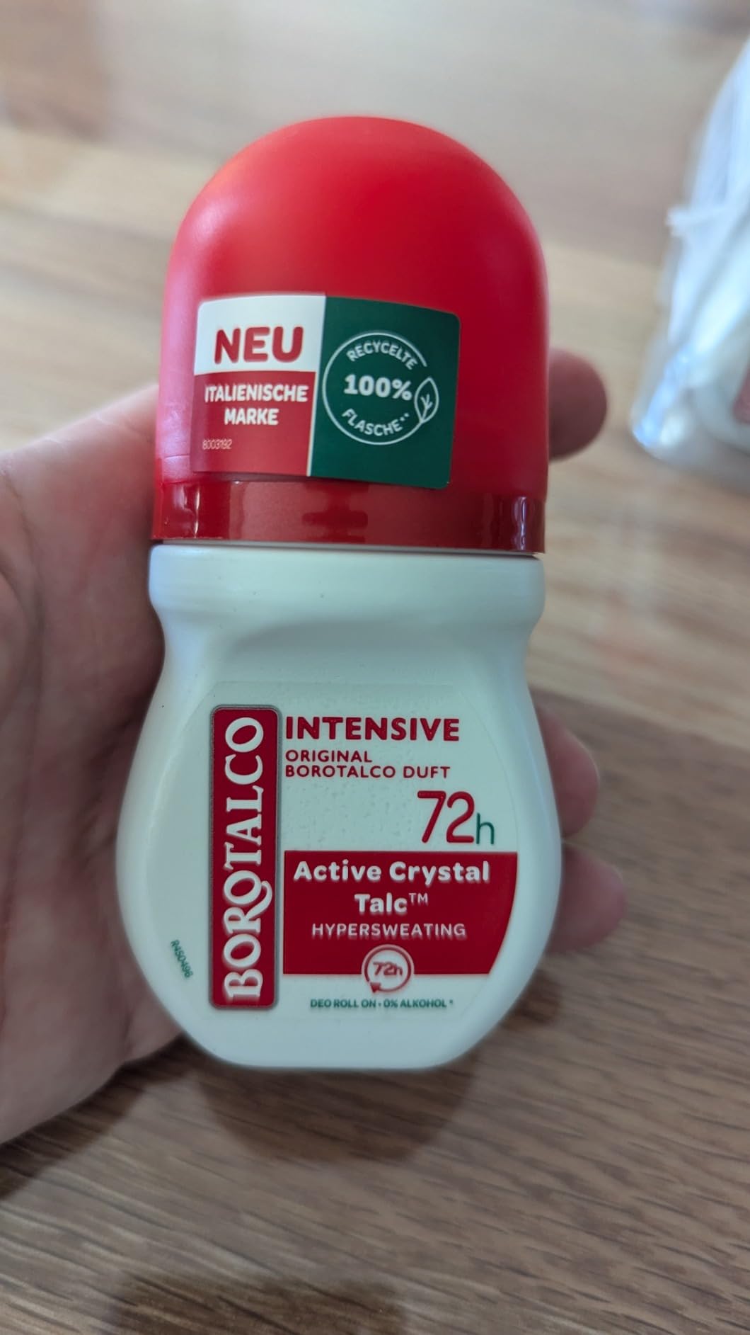 Borotalco Original Deo Roll-On 50 ml ohne Alkohol