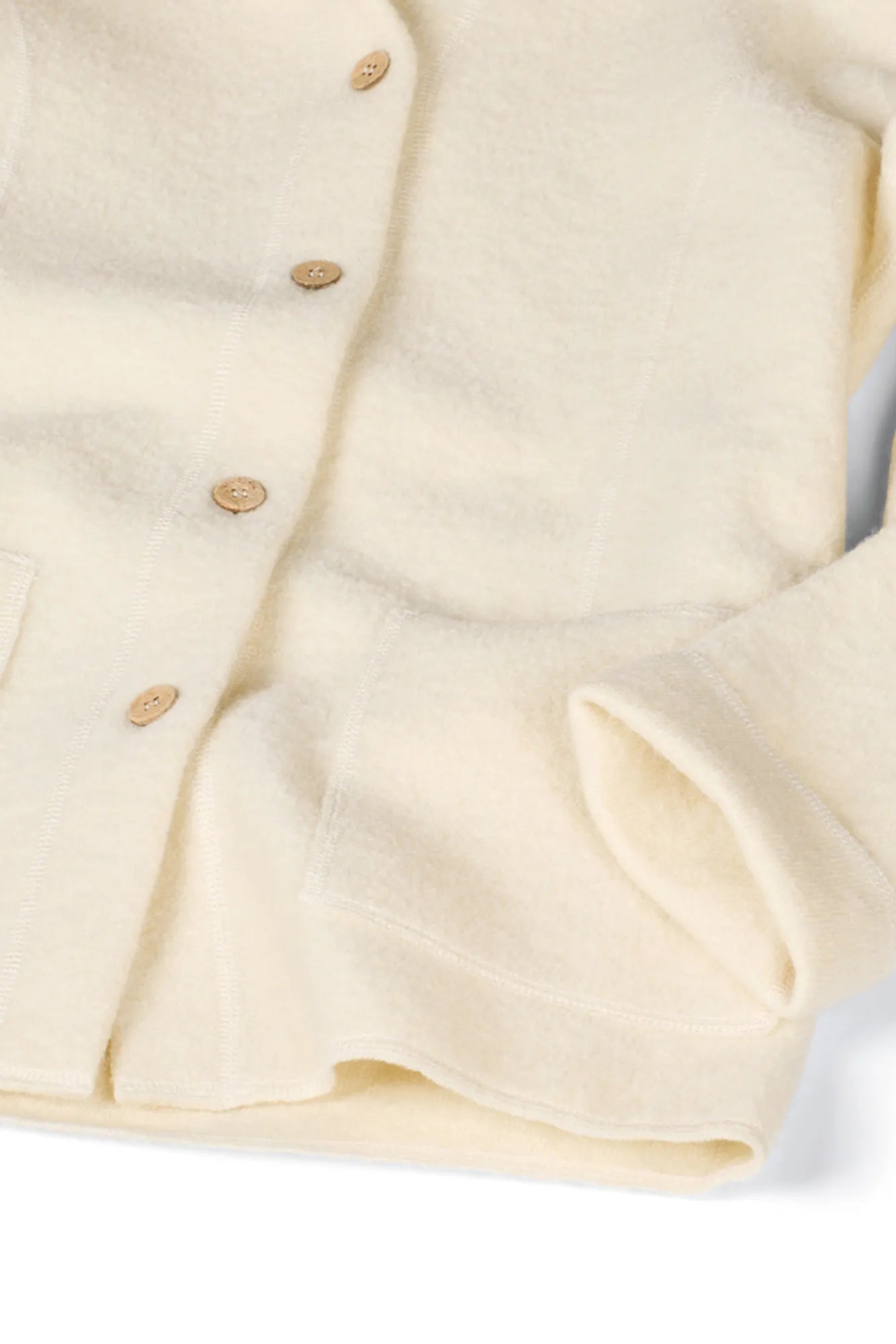 Ivanhoe NLS Dahlia Jacke Damen natural white Gr 38 Wolle