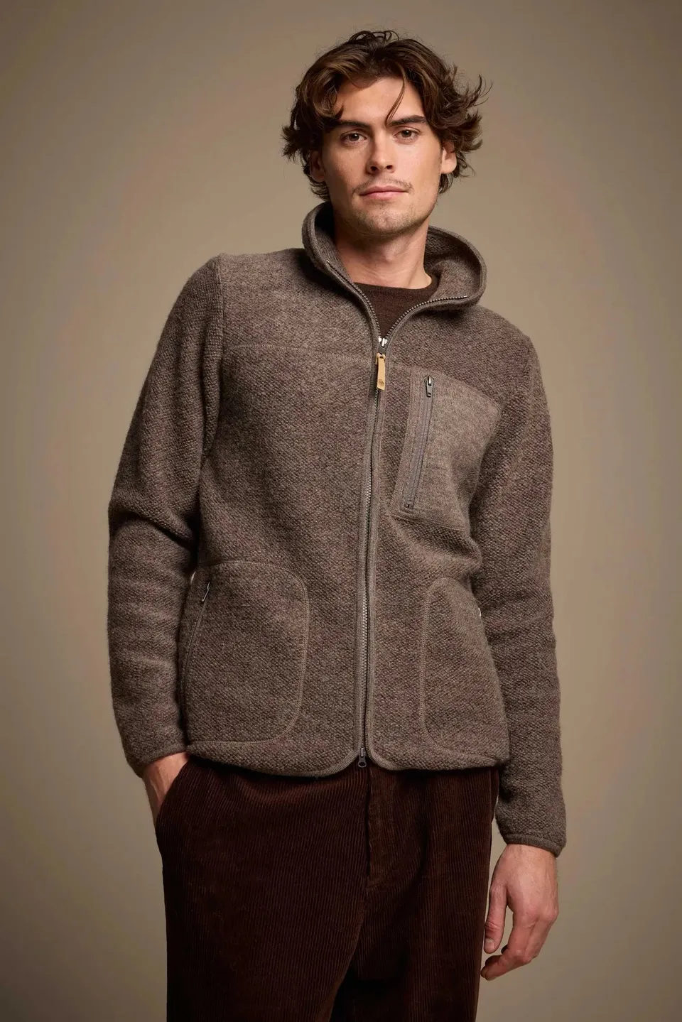 Ivanhoe 1946 Jacket Wolljacke Nutmeg Unisex 100% Wolle