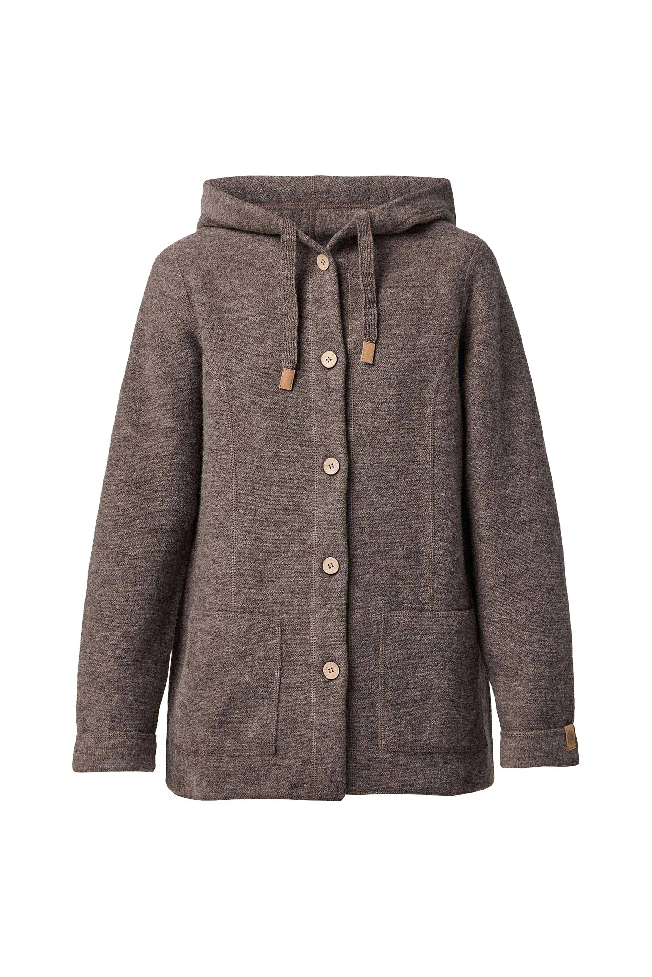 Ivanhoe Jackor NLS Dahlia Wolljacke Nutmeg ungefärbt