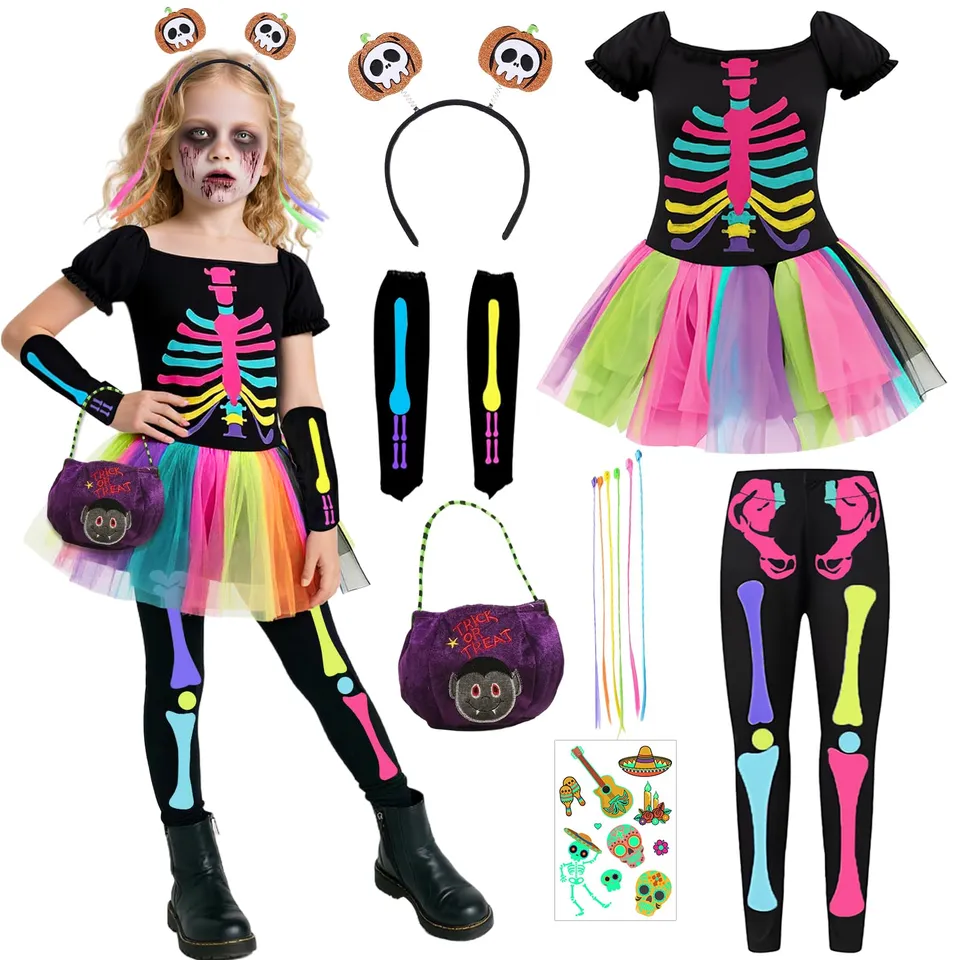 YYDSXK Skelett Kinderkostüm 120 Halloween Cosplay