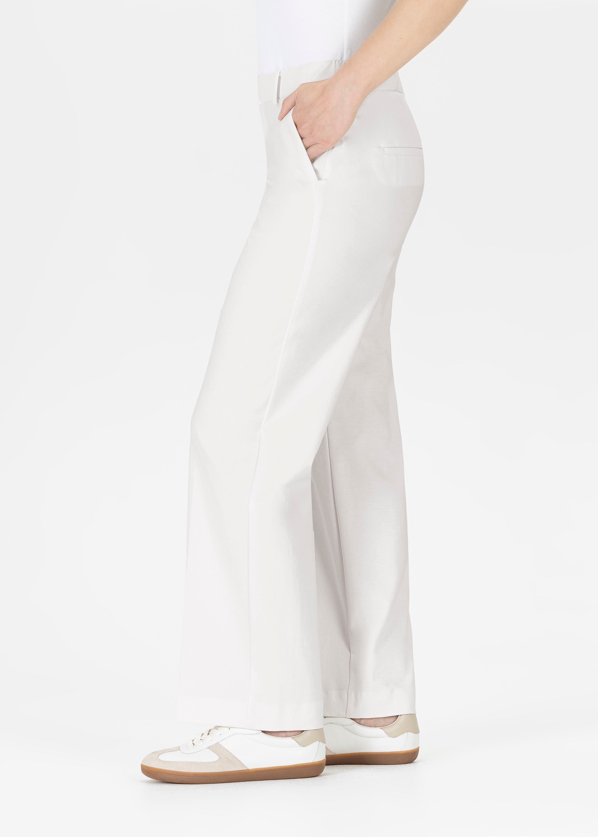 Stehmann Fenja Hose cream Jersey Straight Fit