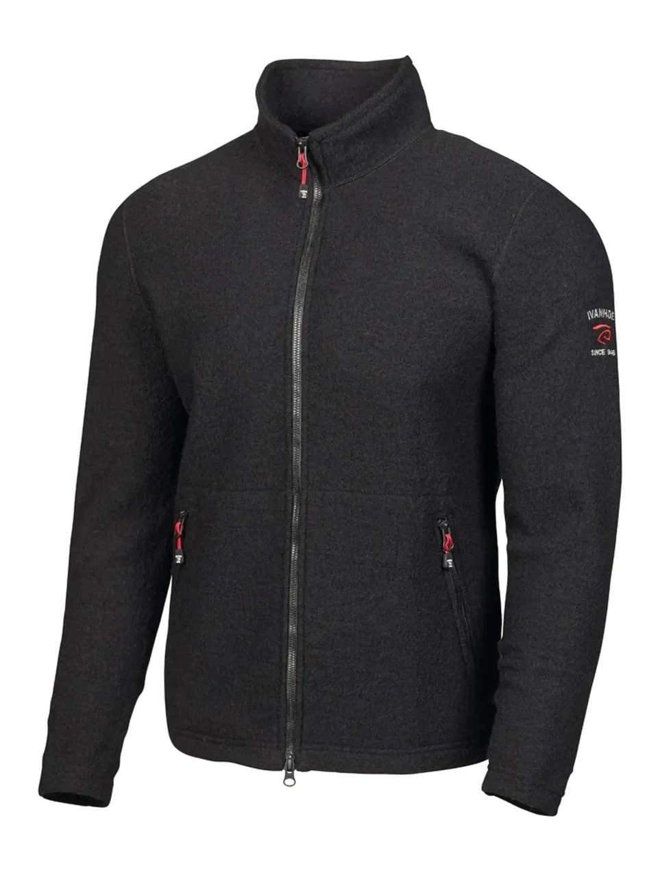 Ivanhoe Louie Full Zip Wollpullover Black L 325g