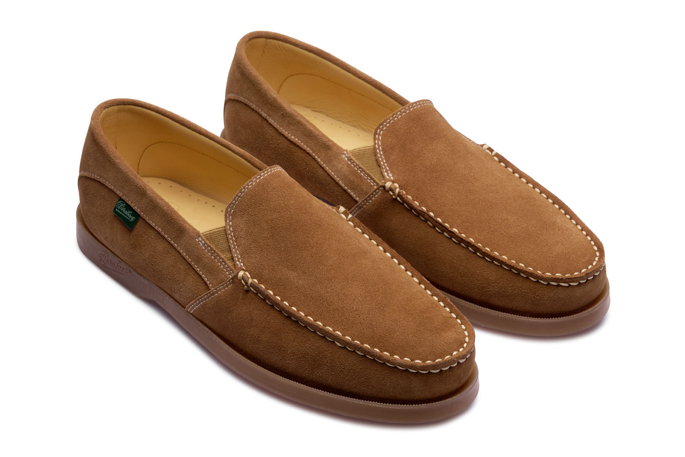 Paraboot Cassis Loafer Miel-Velours Tan Gummisohle
