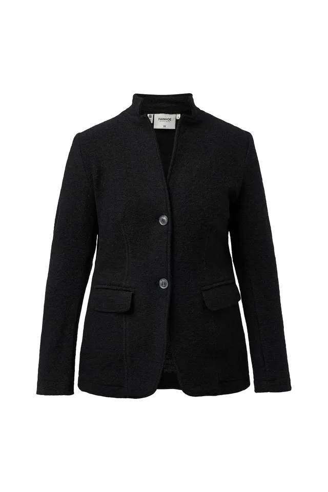 Ivanhoe Hyltan Jacke Black Gr.38 Filzwolle