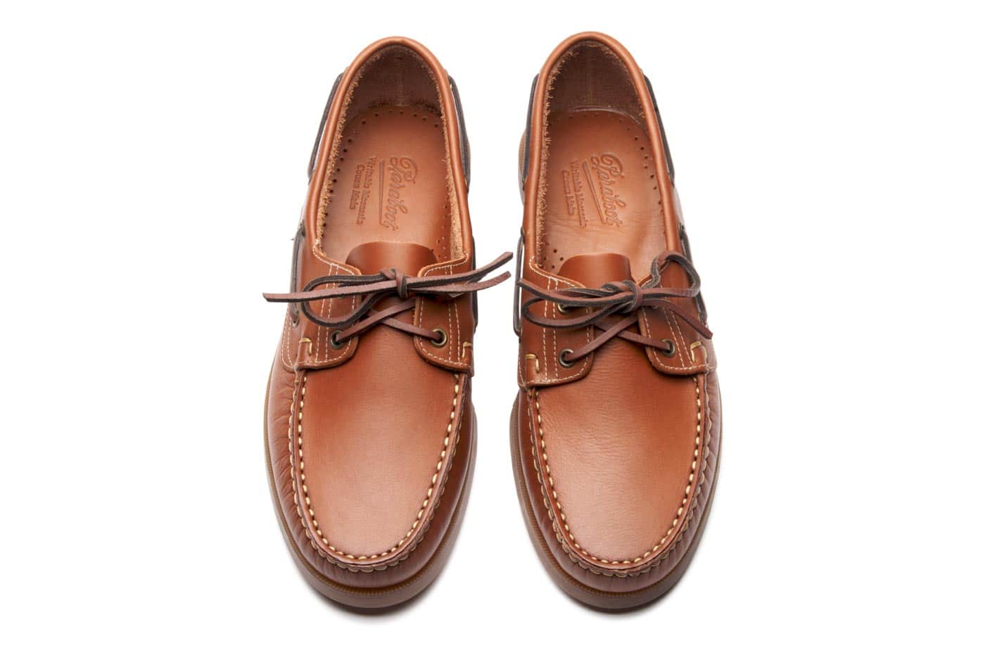 Paraboot Barth Bootsschuh Braun Glattleder Whisky