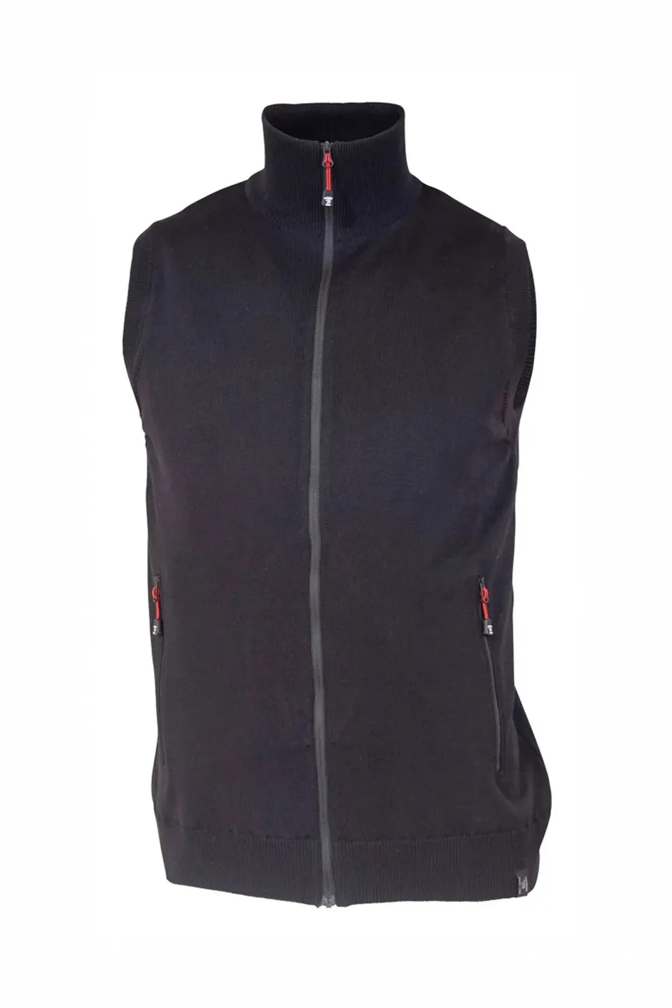 Ivanhoe York Vest Windbreaker Weste Schwarz Merino XS-XXXL