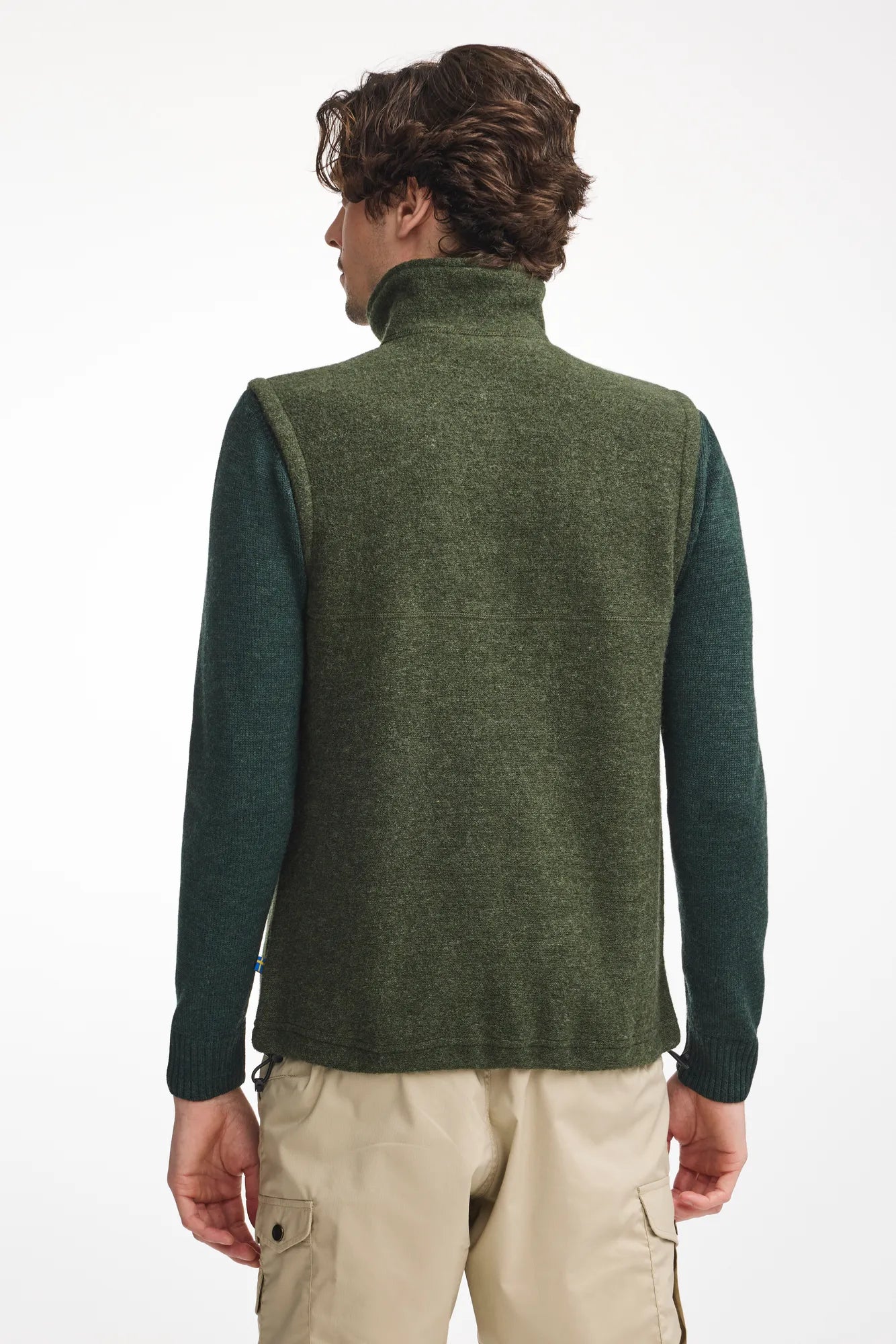 Ivanhoe Dante Vest Wollweste Loden Green 100% Filzwolle